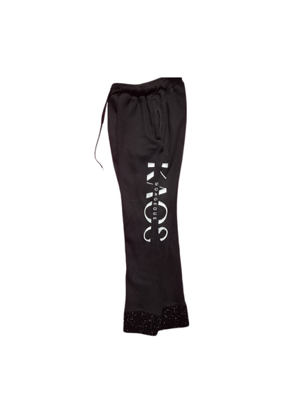 GK Rhinestone Cuff Me Sweatpants
