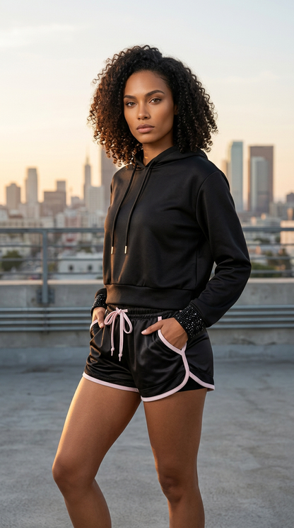 Black Crystal Shorts
