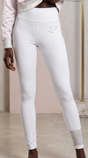 GK Solid White Leggings