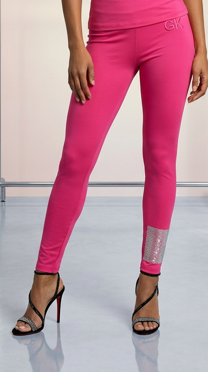 GK Solid Hot Pink Leggings