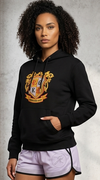 Shield Hoodie Black