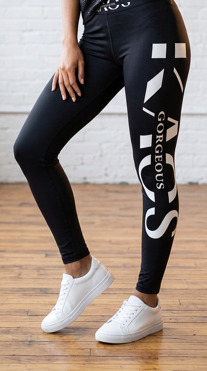 Crystal Trim Leggings