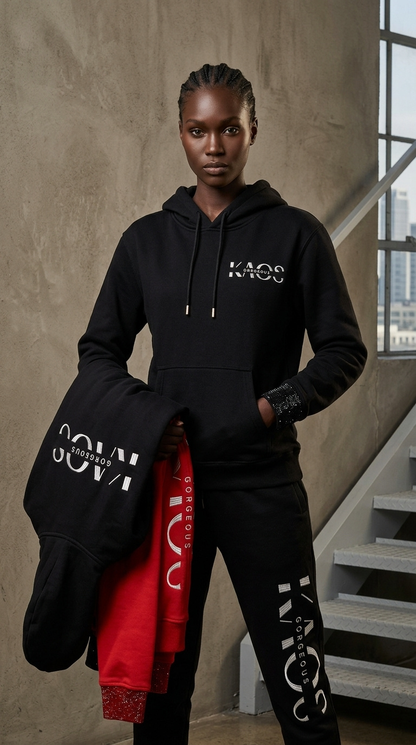GK Rhinestone Cuff Me Hoodie