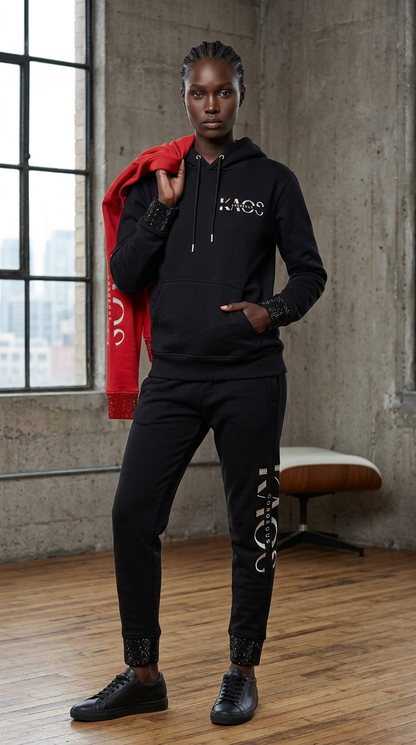 GK Rhinestone Cuff Me Hoodie