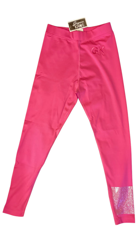 GK Solid Red Leggings
