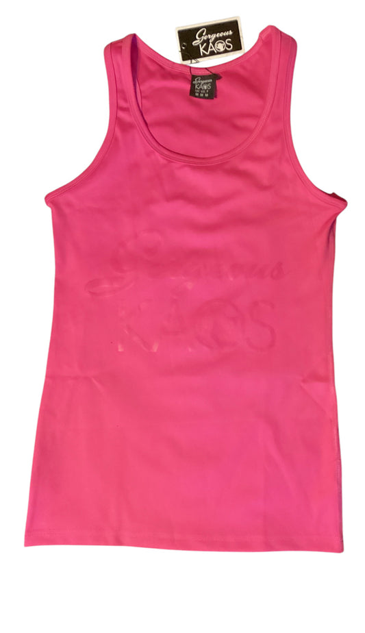 GK Solid Red Tank Top